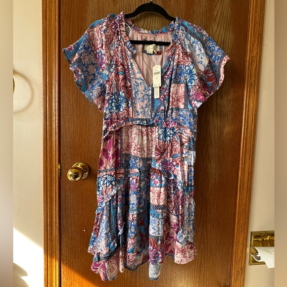 NWT Anthropologie Robin Tiered Mini Dress - Picture 8 of 10